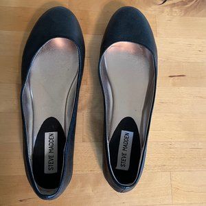 Steve Madden Heaven Flats - Black - Size 8.5